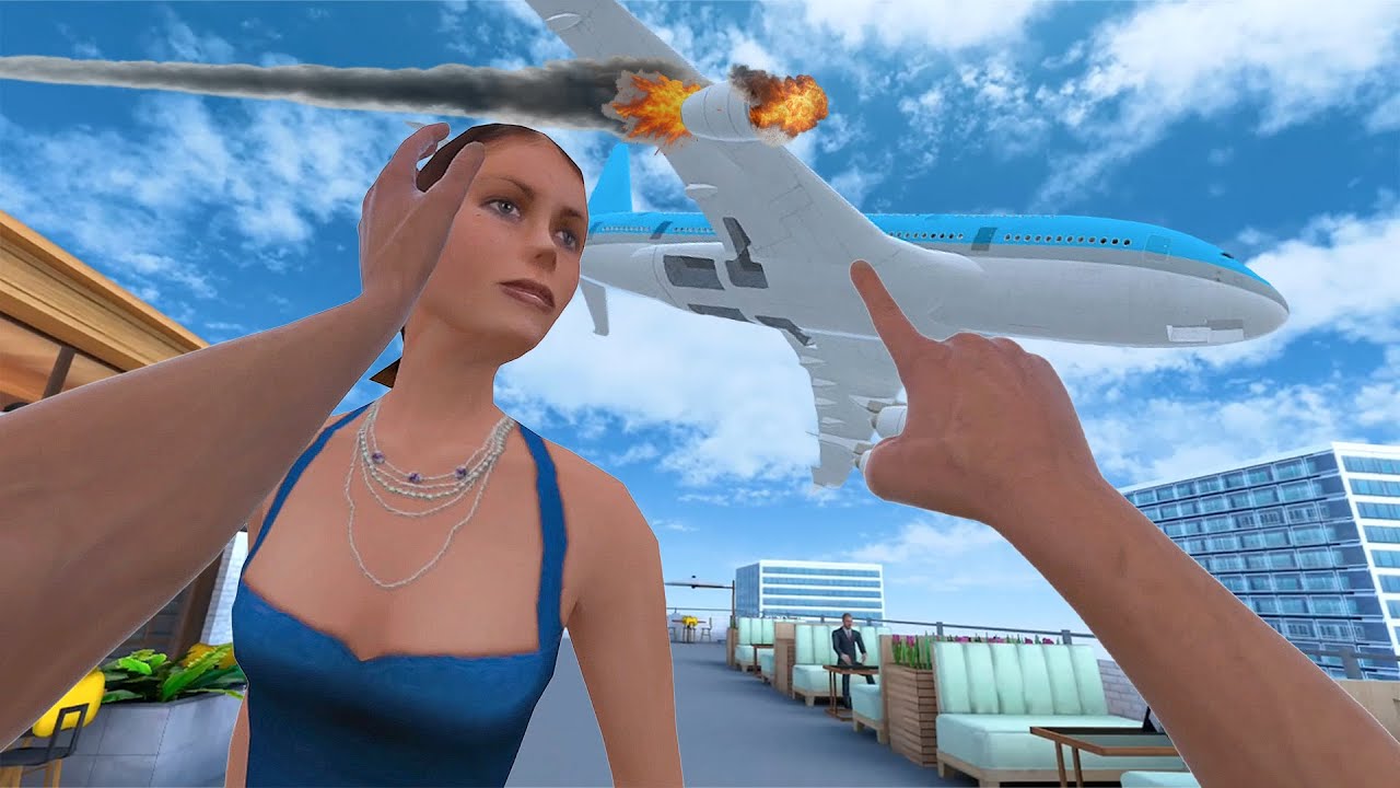 飛機墜毀後，我的奇葩遭遇-Newton's Playground VR