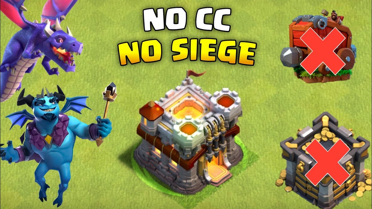 Best TH11 Attack Without CC Troops & Siege Machine | Easiest Town Hall 11 Attack (No CC/Siege)
