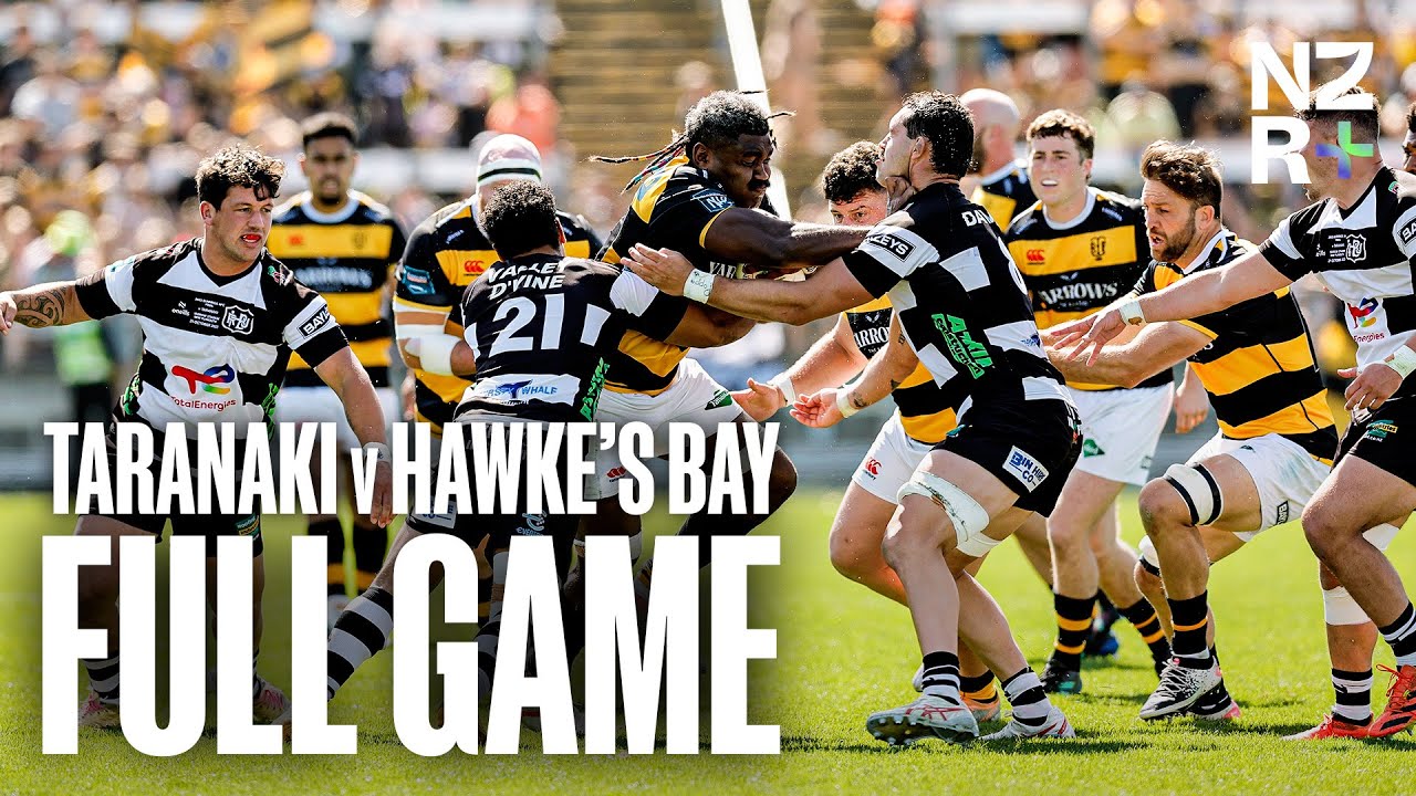 FULL GAME: Taranaki v Hawke's Bay (2023 - Bunnings NPC)