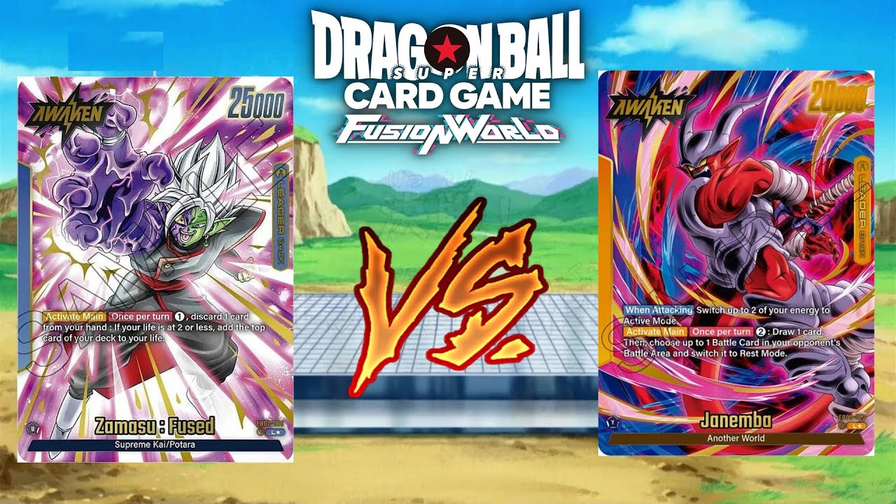 Zamasu VS Janemba Dragon Ball Fusion World 2025!