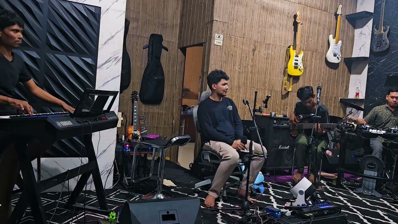 Cover what a wonderful world  studio session jamming session