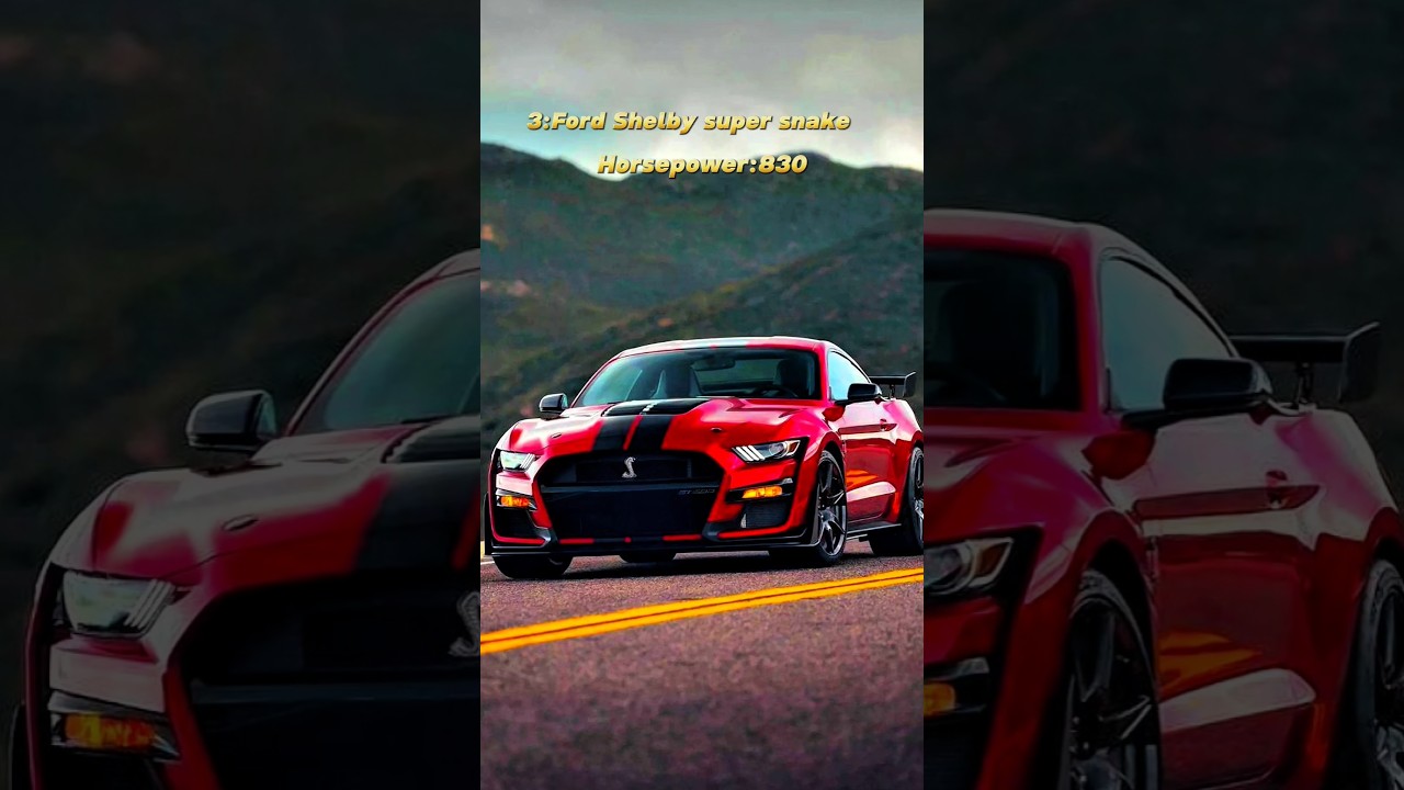 Top 4 fastest ford Mustang in World 🌎 