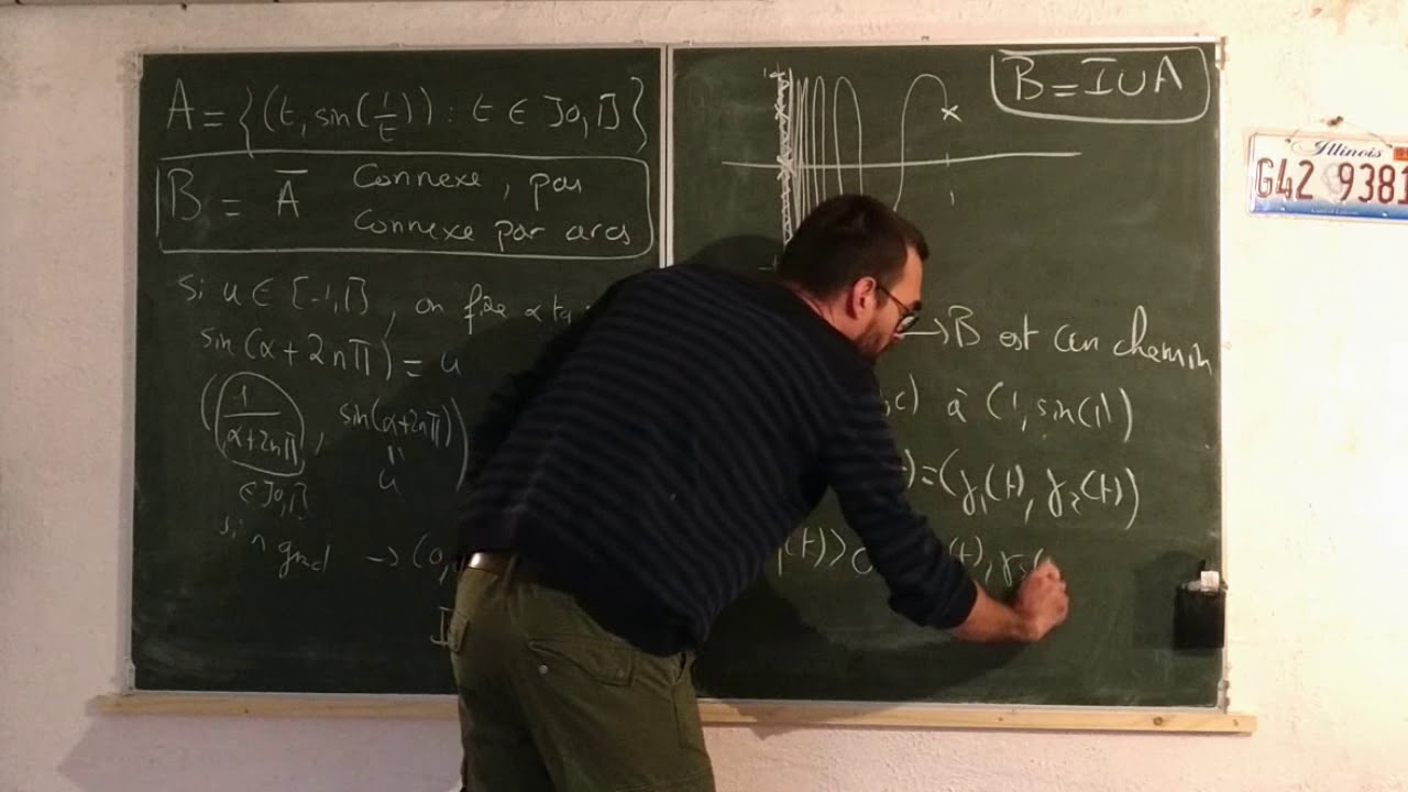 Un connexe non connexe par arcs