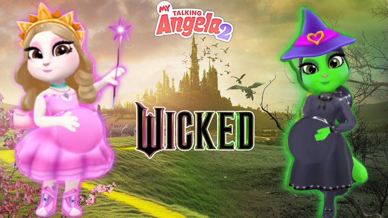 My Talking Angela’m 2😻 || Wicked | Pregnant Elphaba & Pregnant Glinda | New update.