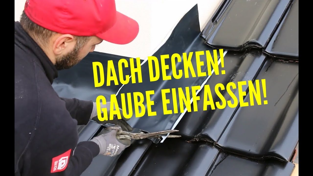 Dachdecker / Steildach decken und Gaube einfassen