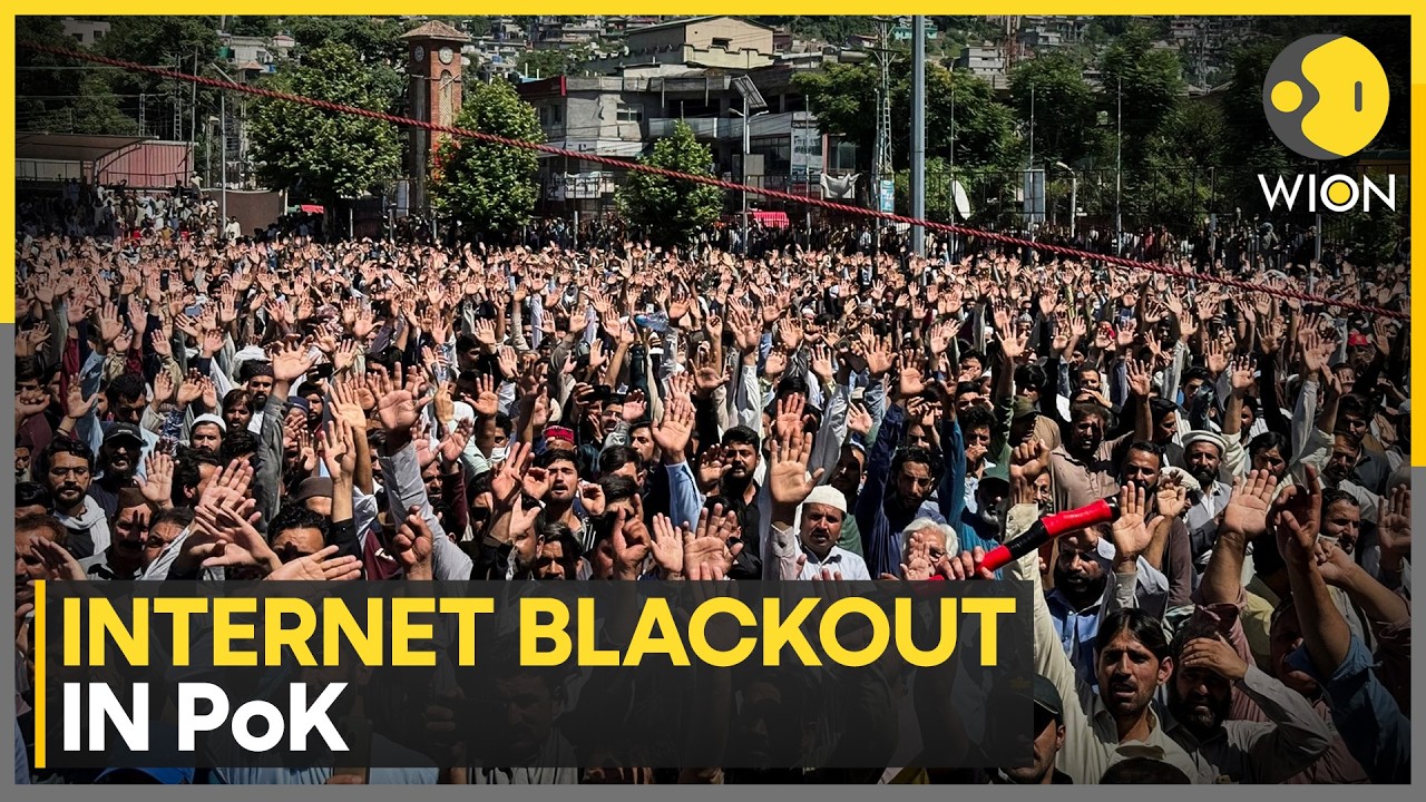 Pakistan Protests: Pakistan Imposes Internet and Communication Lockdown In PoK | WION