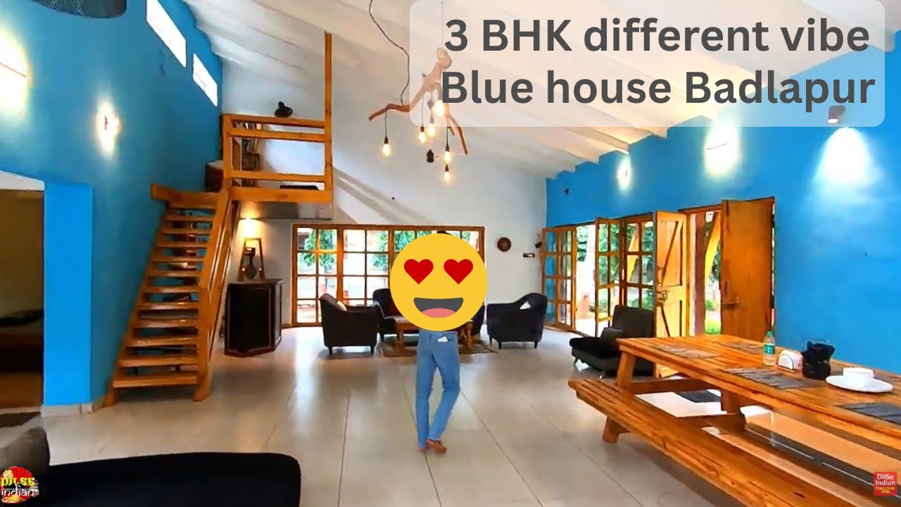 Blue House 💙💙💙| Unique & Best Farmhouse In Badlapur | Best Staycation