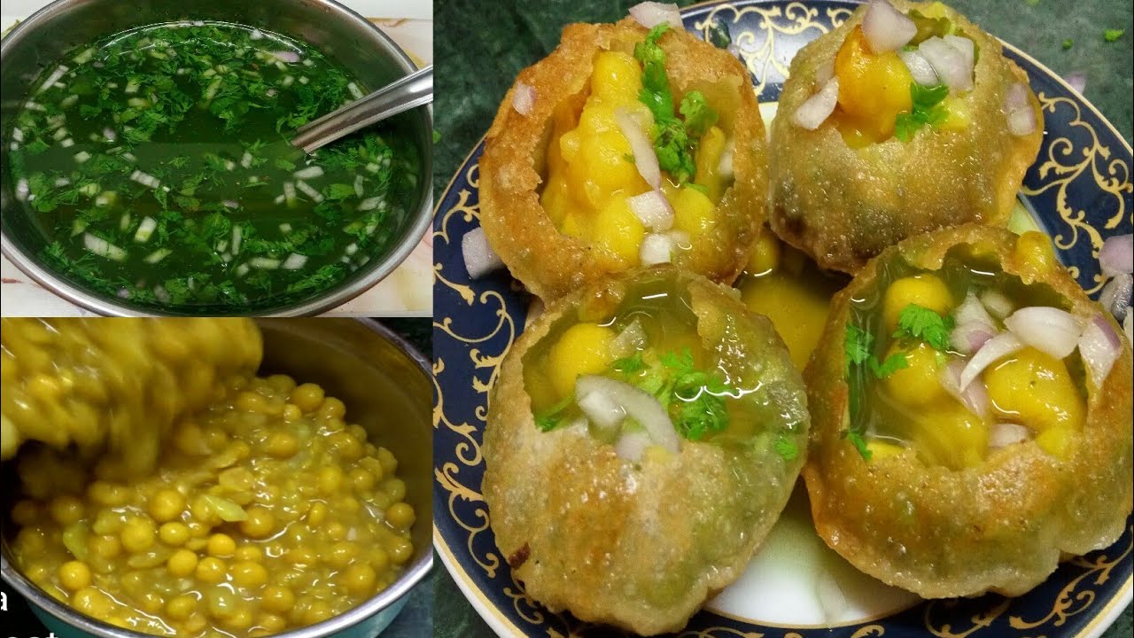 Panipuri ka Tikha Pani Recipe I  Panipuri ka Ragda Recipe I पानीपुरी का तिखा पानी और रगडा कैसे बनाए