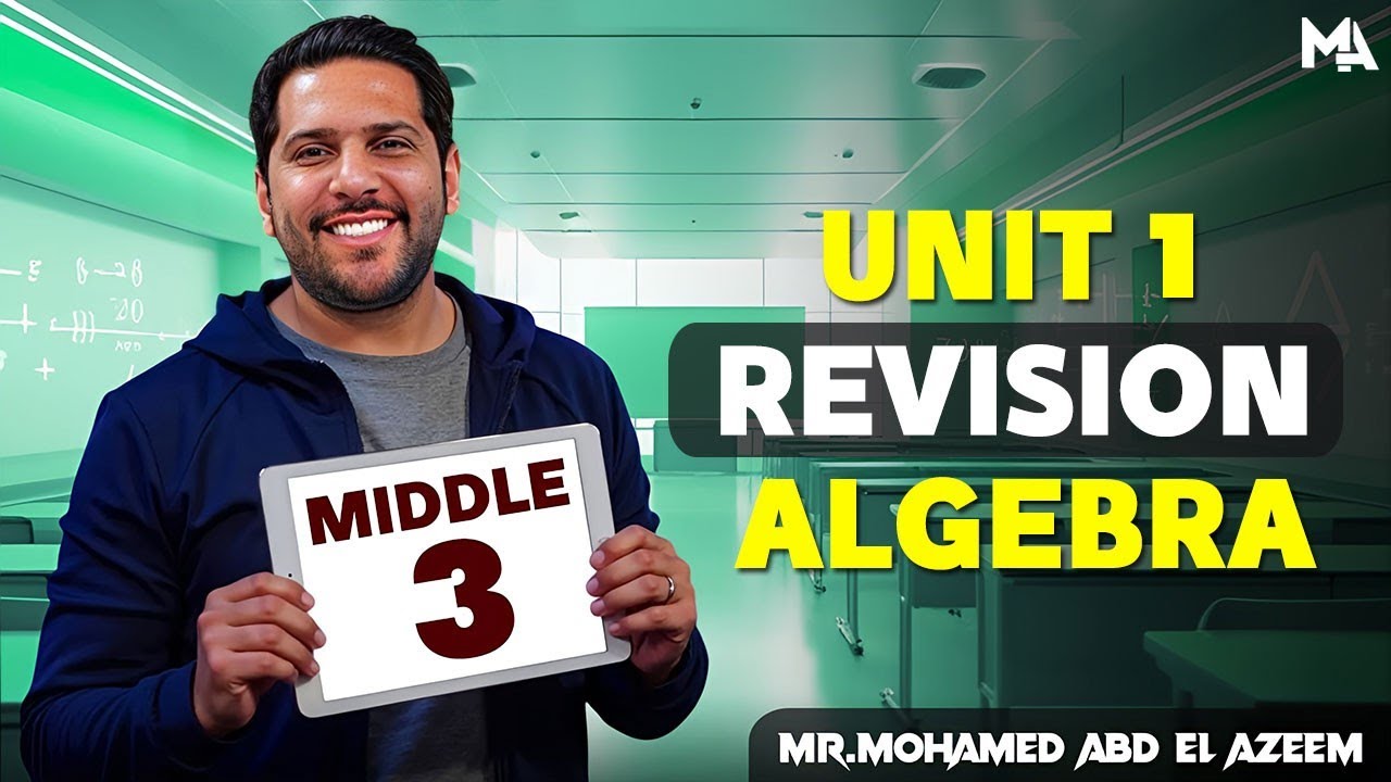 Middle 3 | Algebra Revision | Unit 1