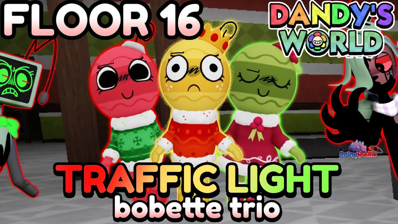 🚦TRAFFIC LIGHT BOBETTE TRIO - Dandy's World Trios #85 - [☔️] #RainyMellie 