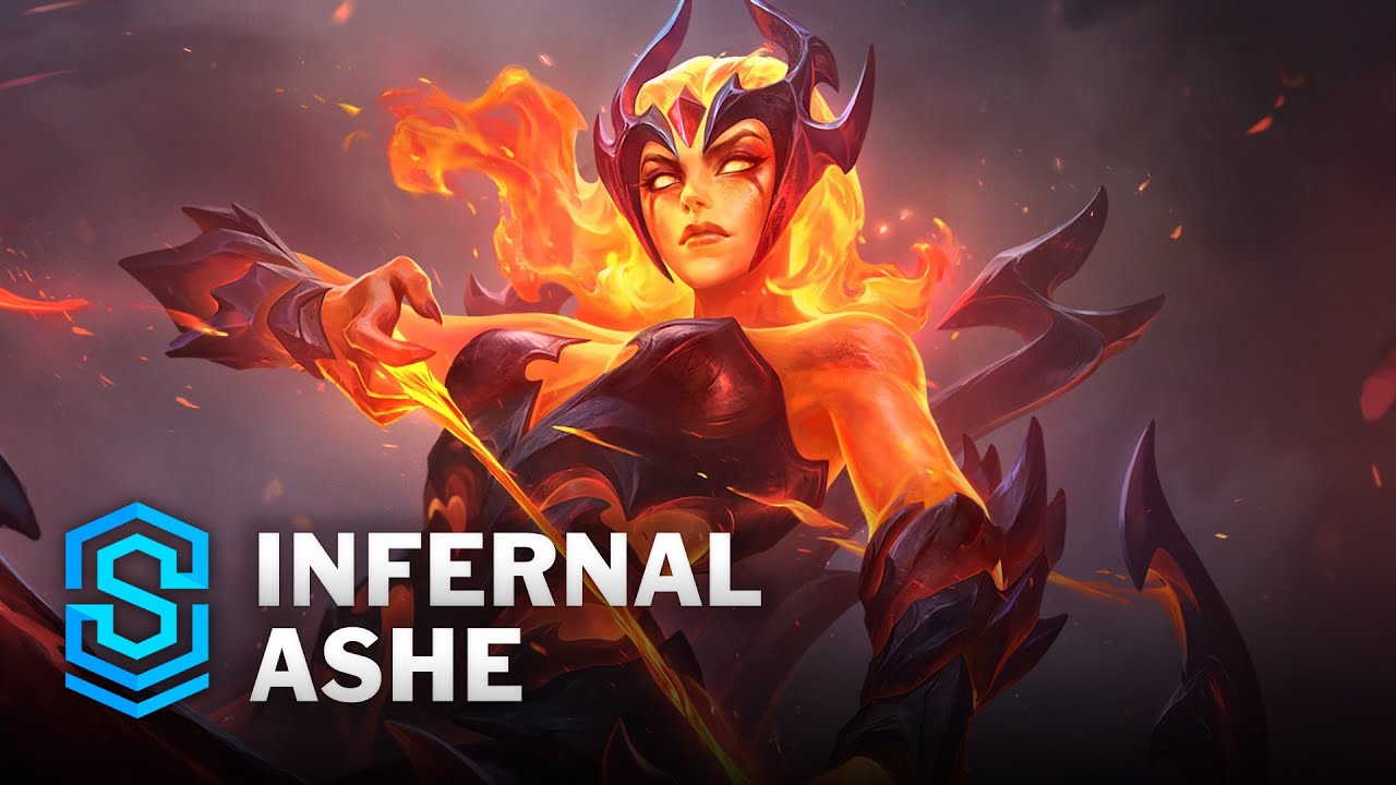 Infernal Ashe Skin Spotlight - League of Legends