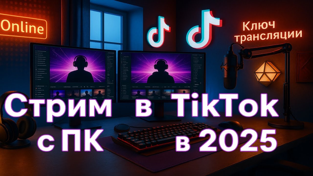 Как стримить в Тик Ток в 2025 году | ключ трансляции тик ток