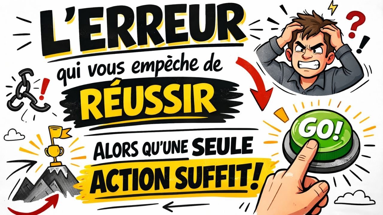 L’erreur qui vous empêche de réussir (alors qu’une seule action suffit)