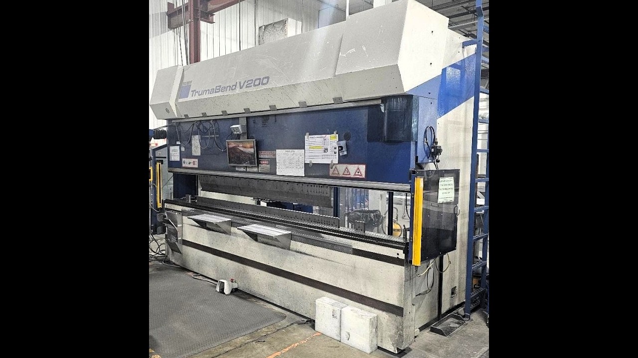 TRUMPF TRUMABEND V200 Hydraulic Press Brake 220 Ton x 13', New in 2005
