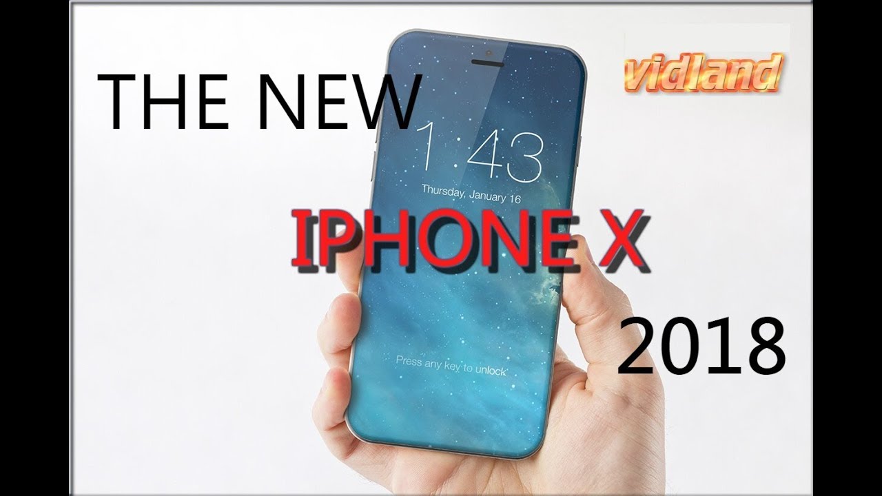 Apple Iphone X - 10th anniversary phone - finally revealed (by Vidland.net).