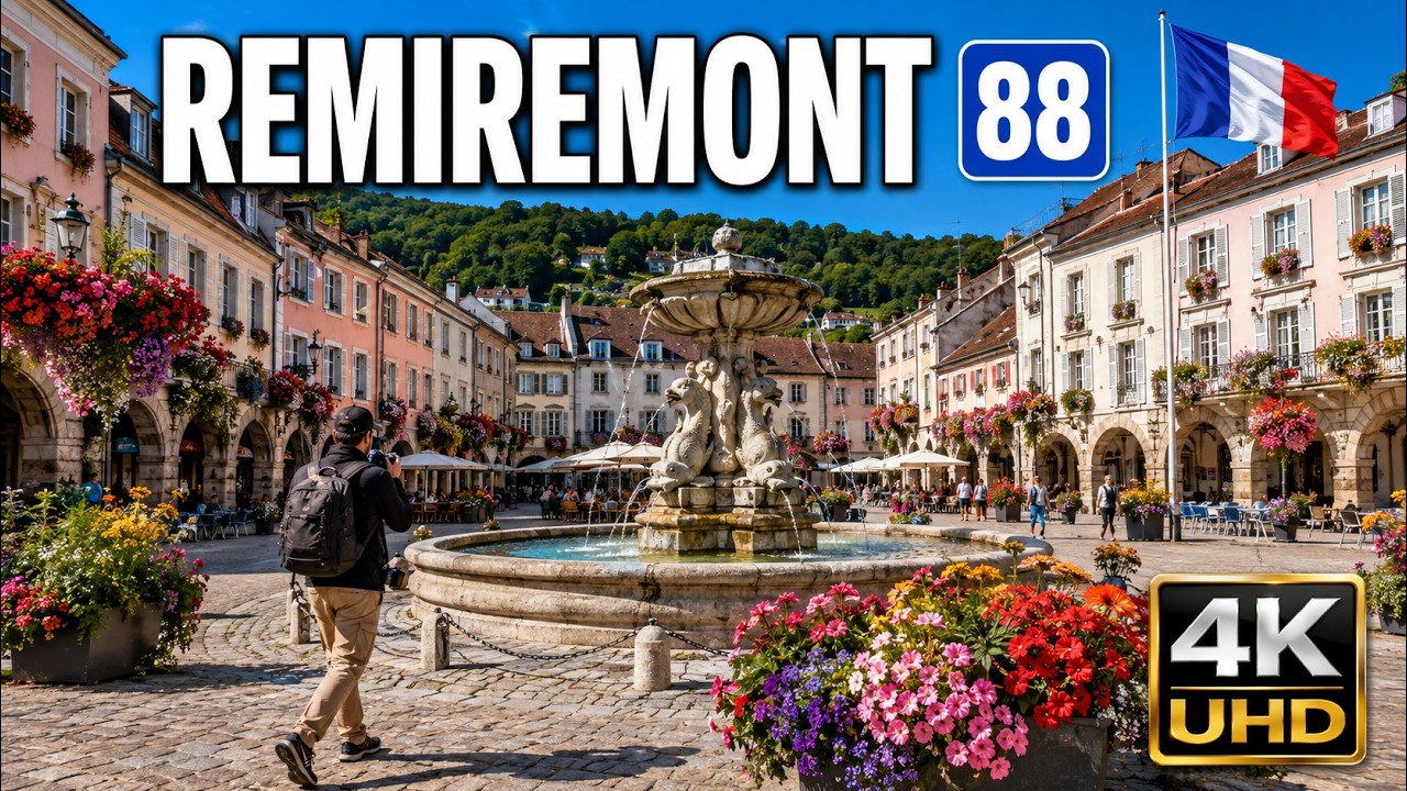 Remiremont (88) [4k] 145eme video - Le décor des Alpes au coeur des Vosges