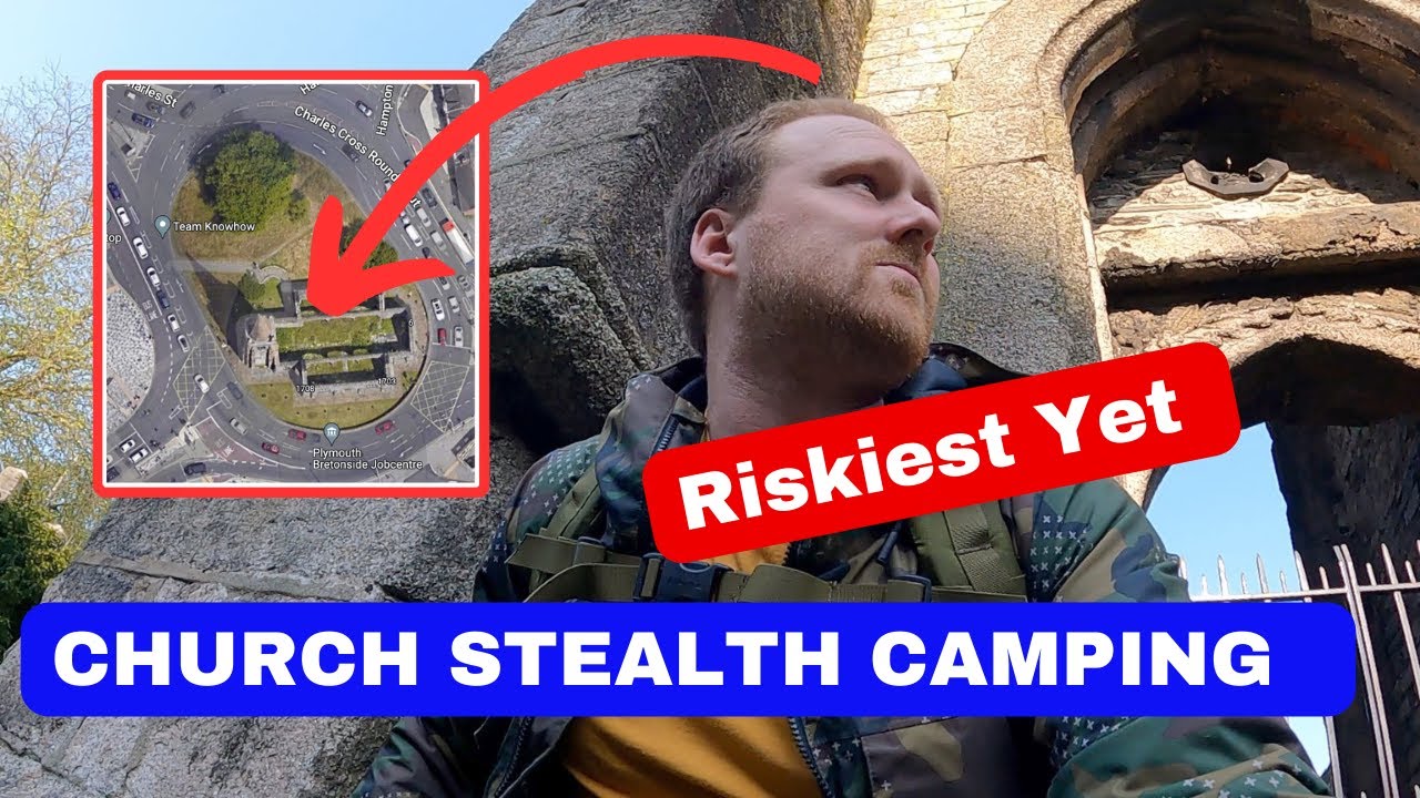 Stealth Camping on a Roundabout - Plymouth