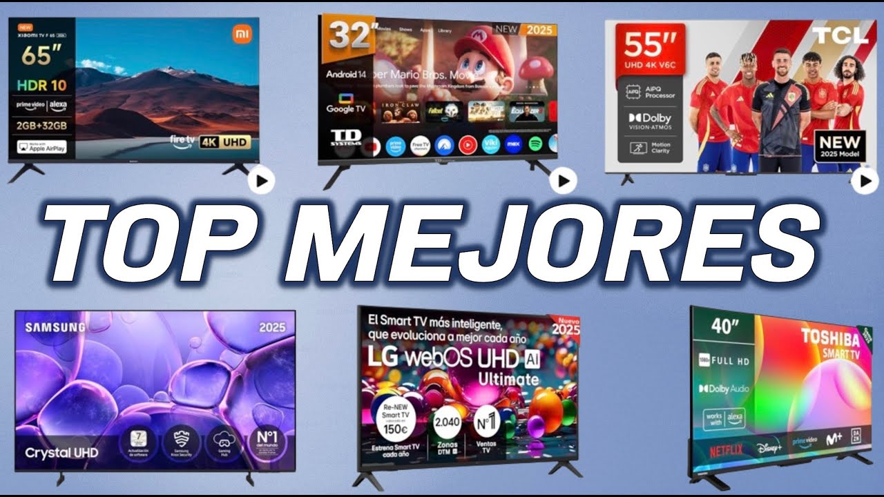 TOP MEJORES TELEVISORES BARATOS 2025 2026 CALIDAD PRECIO - MEJORES TELEVISIONES BARATOS 2026