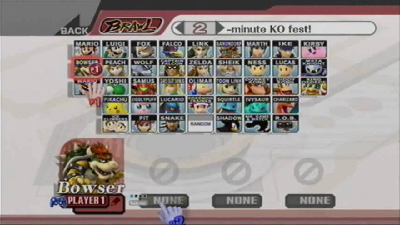 My Hacked Super Smash Bros. Brawl.