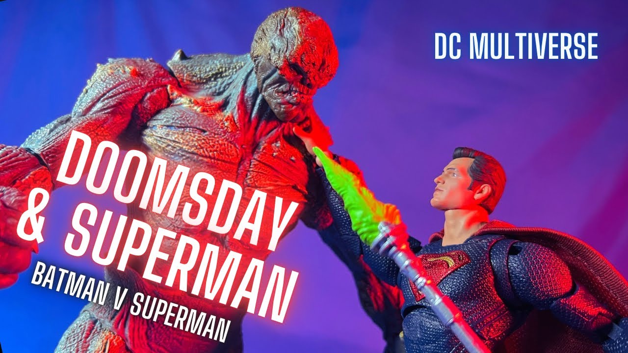 DC Multiverse Doomsday & Superman (Batman v Superman) 2-pack Henry Cavill McFarlane Toys Review