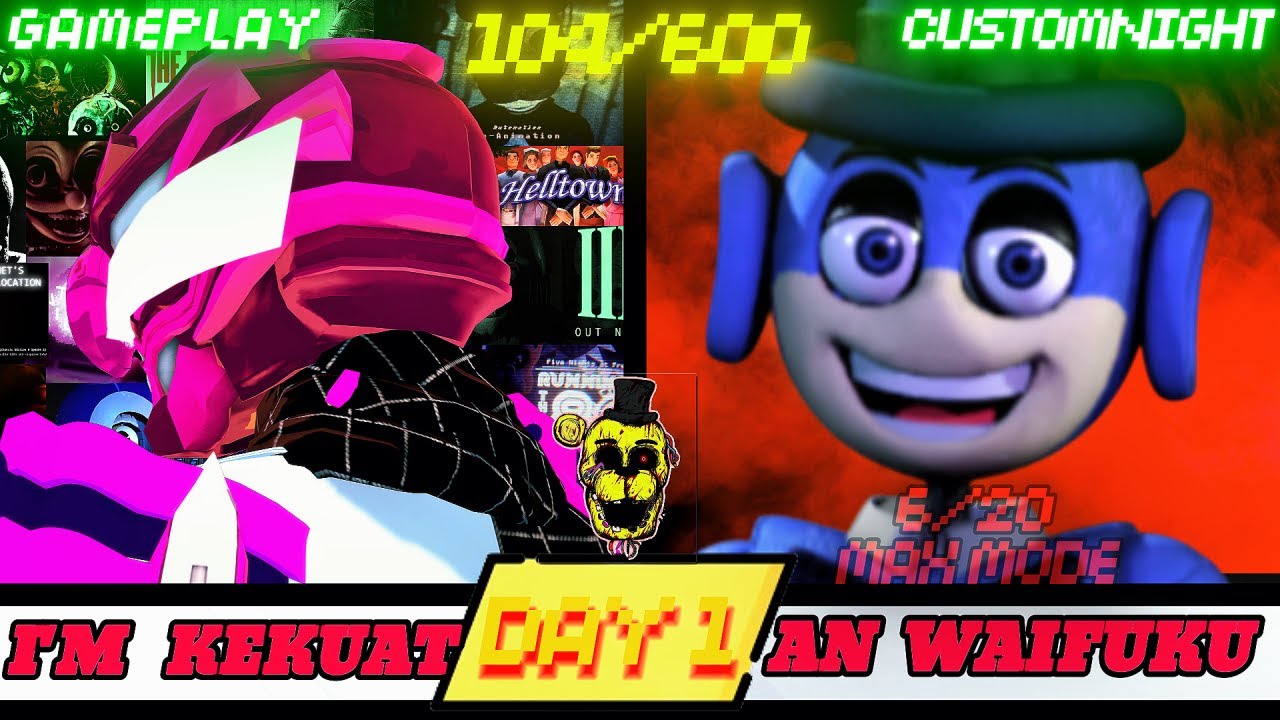 [Game horror Fnaf fangames]main game ini Joyday Diner part2 6/20 max mode benci kipas gerak sendiri