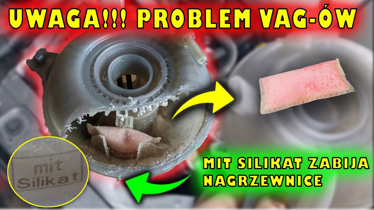 Wada VAG-&oacute;w mit silikat w zbiorniku wyr&oacute;wnawczym sprawdź zanim uszkodzi nagrzewnicę seat skoda audi
