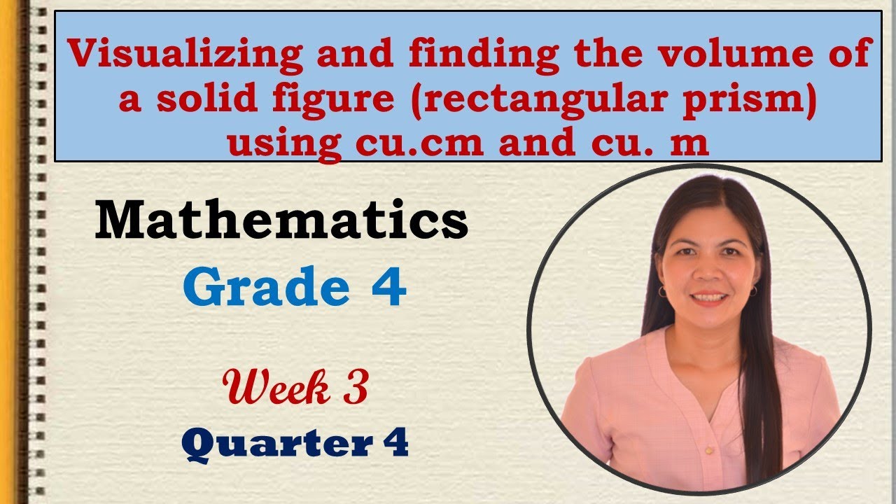 Grade 4- Visualizing and Finding the Volume of a solid figure (Rectangular Prism)