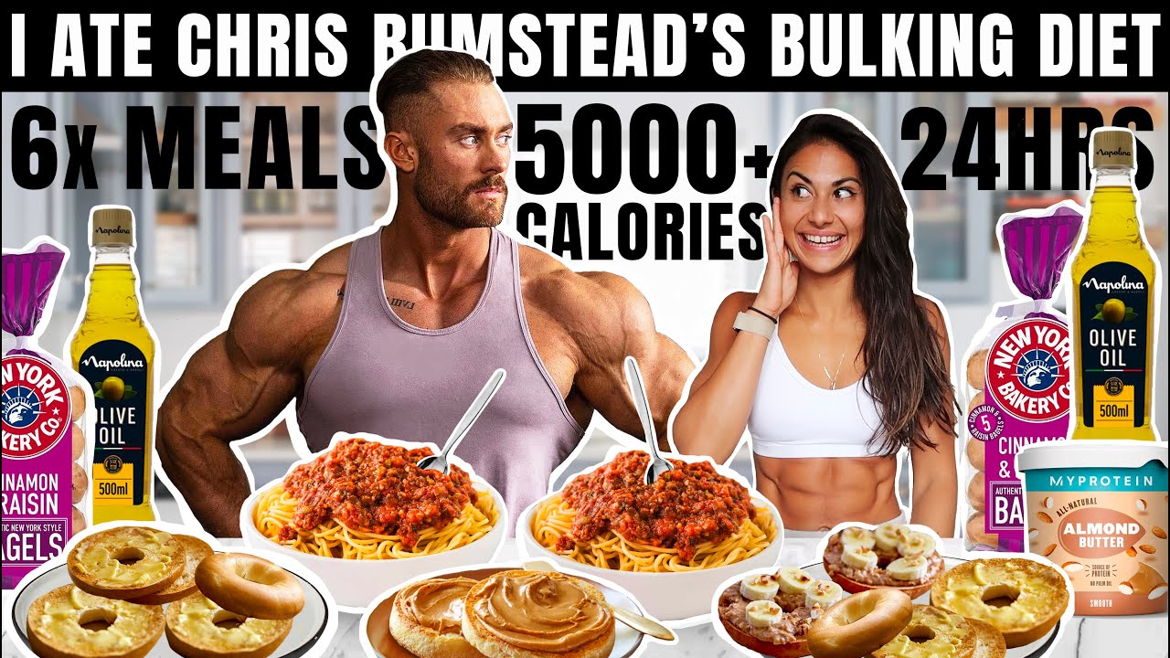 I ate like CHRIS BUMSTEAD for 24 hours! (Olympia BULK)