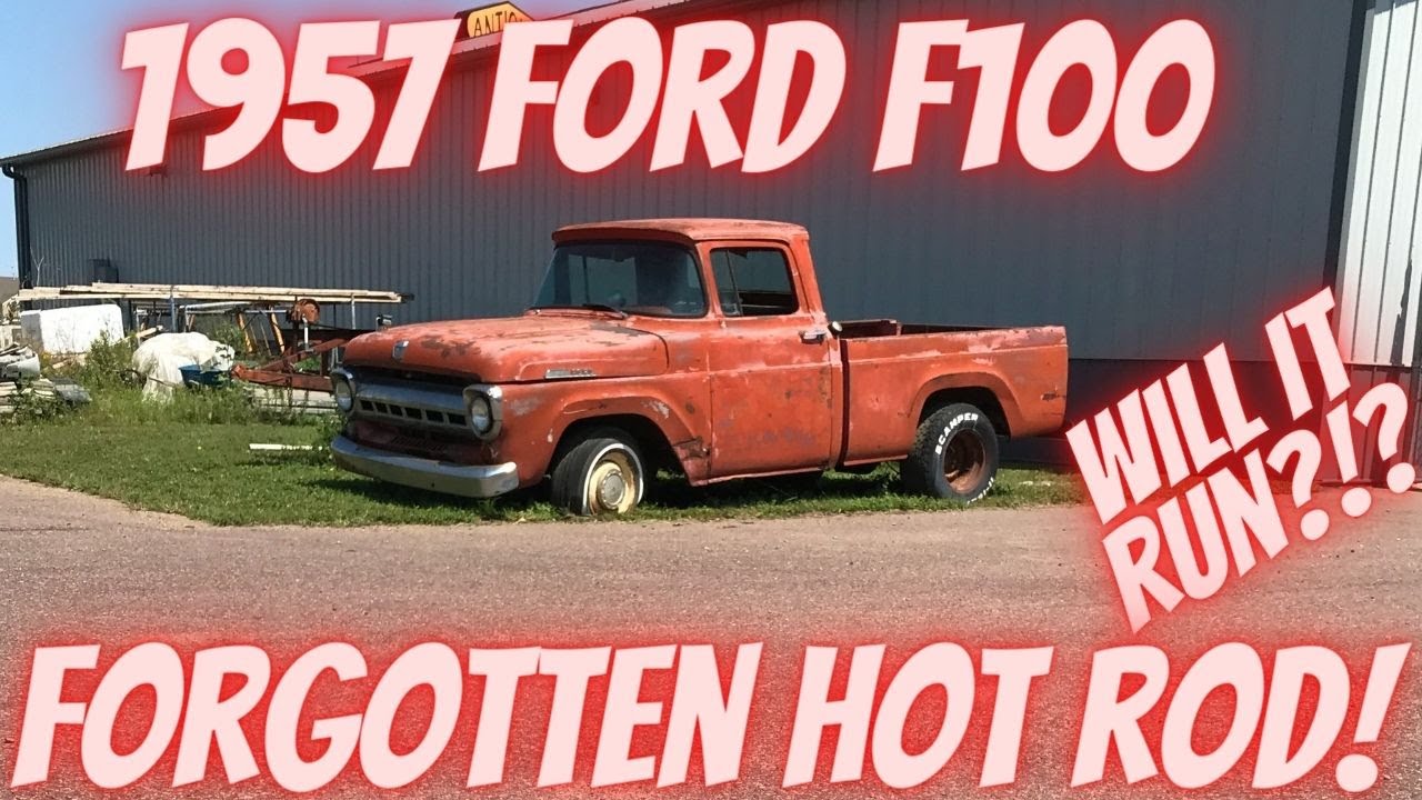 Forgotten 1957 F100 Hot Rod Pickup Truck!! Abandoned for 40 Years! Will it Run?!?