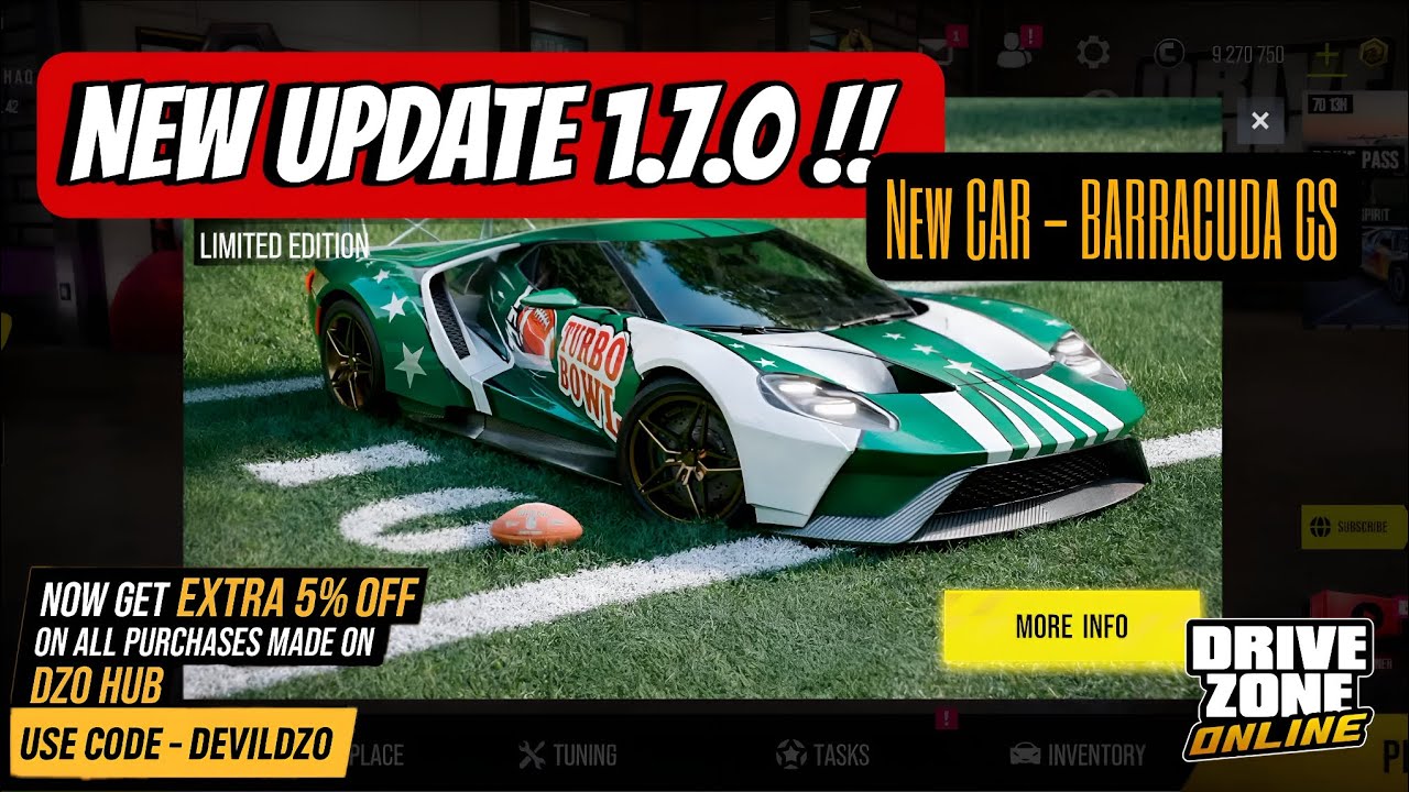 New Update 1.7.0 !! Drive Zone Online: Upcoming New Drive Pass & New Car @DriveZoneOnline 