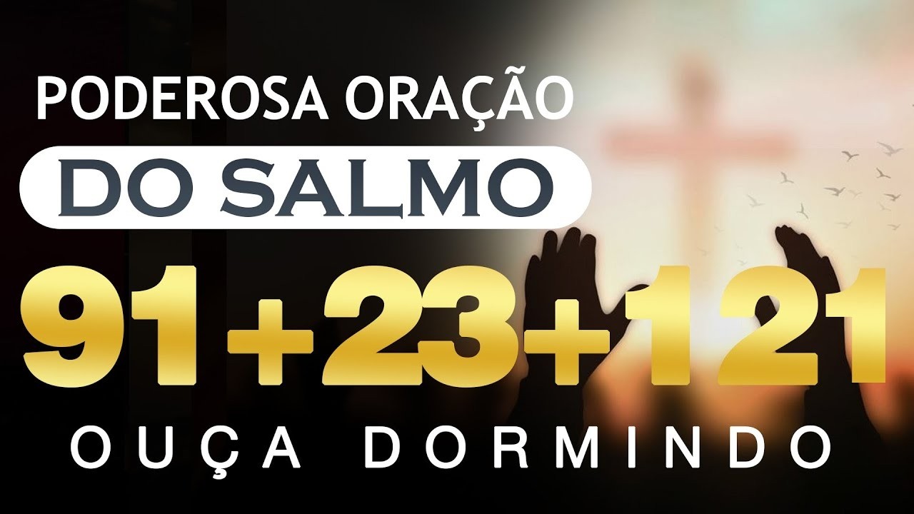 [🙏OUÇA DORMINDO] SALMOS 23, 91 E 121 – Uma Noite Tranquila com a Palavra de Deus