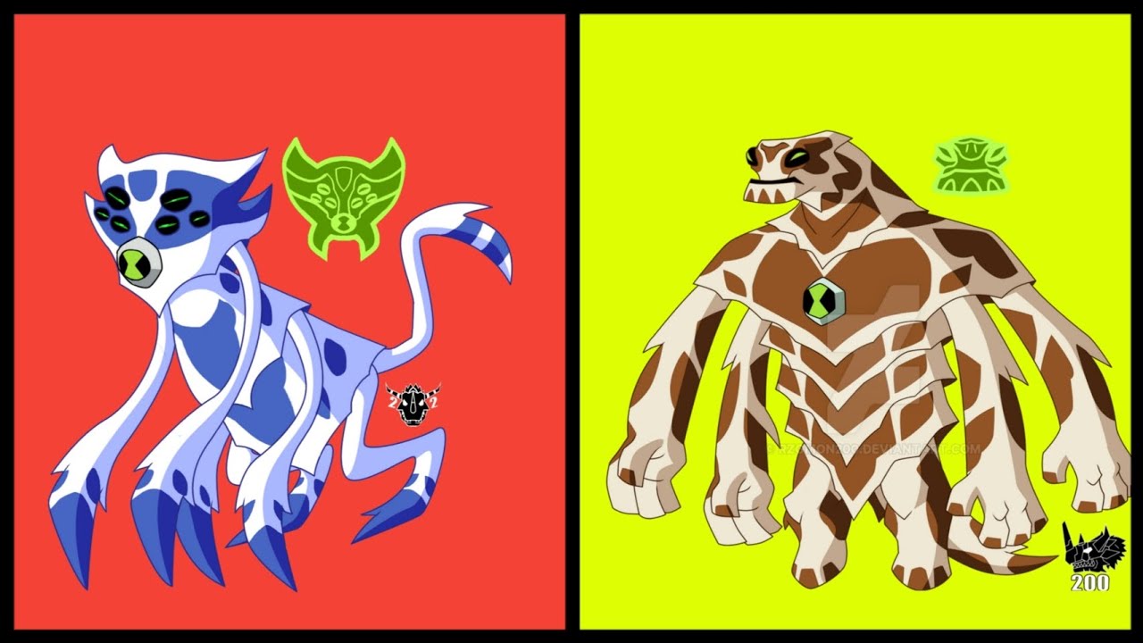 AmpFibian combo with all ben 10 timeline ben 10.omniverse😎🔥