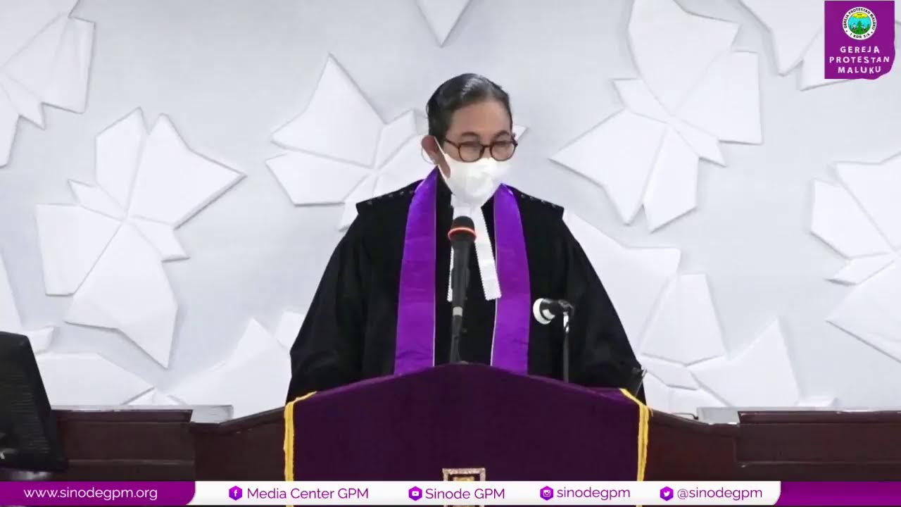 Kebaktian Pemakaman Pdt. Em. Max. M. Siahaya, S.Th Di Gedung Gereja Maranatha Ambon