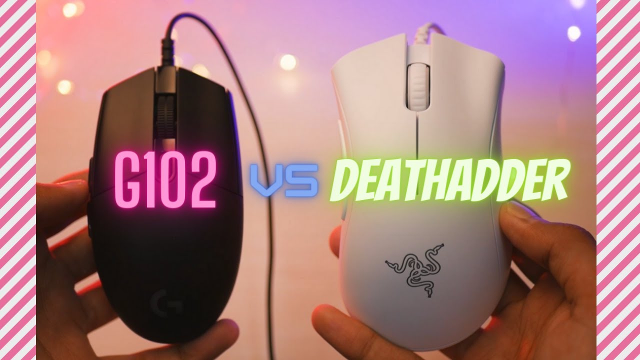 Logitech G102 Lightsync vs Razer Deathadder Essential | Detailed Comparison.