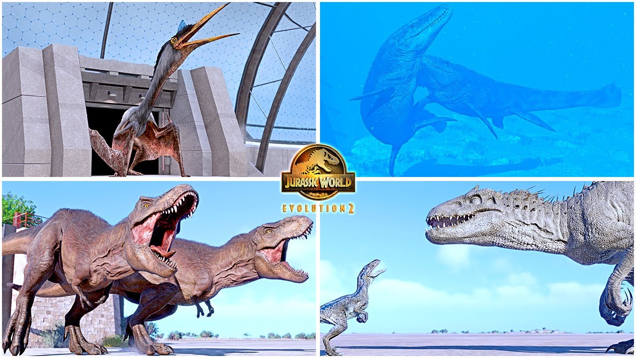 Release & Social Interactions of All 122 Dinosaurs and Species Max Eggs 🦖 Jurassic World Evolution 2