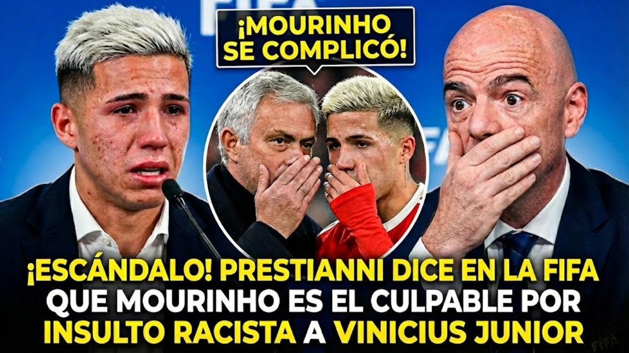 🚨PRESTIANNI ENTREGA A MOURINHO EN LA FIFA POR LOS INSULTOS RACISTAS A VINICIUS JUNIOR