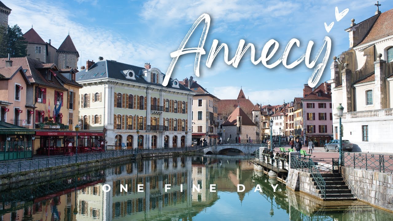 Annecy in Winter ❄️ | Silent Travel Vlog | A Cozy Day Trip in the Venice of the Alps