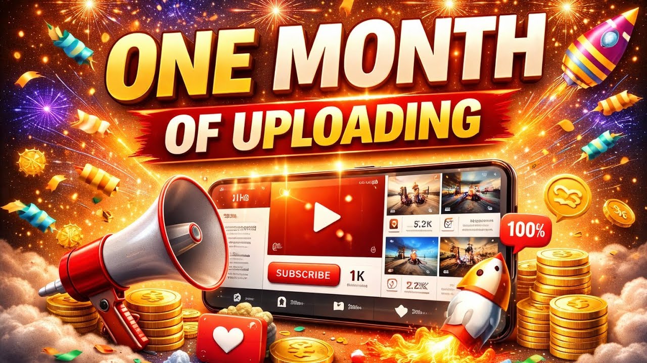 Day 30 - one month of uploading vedio.