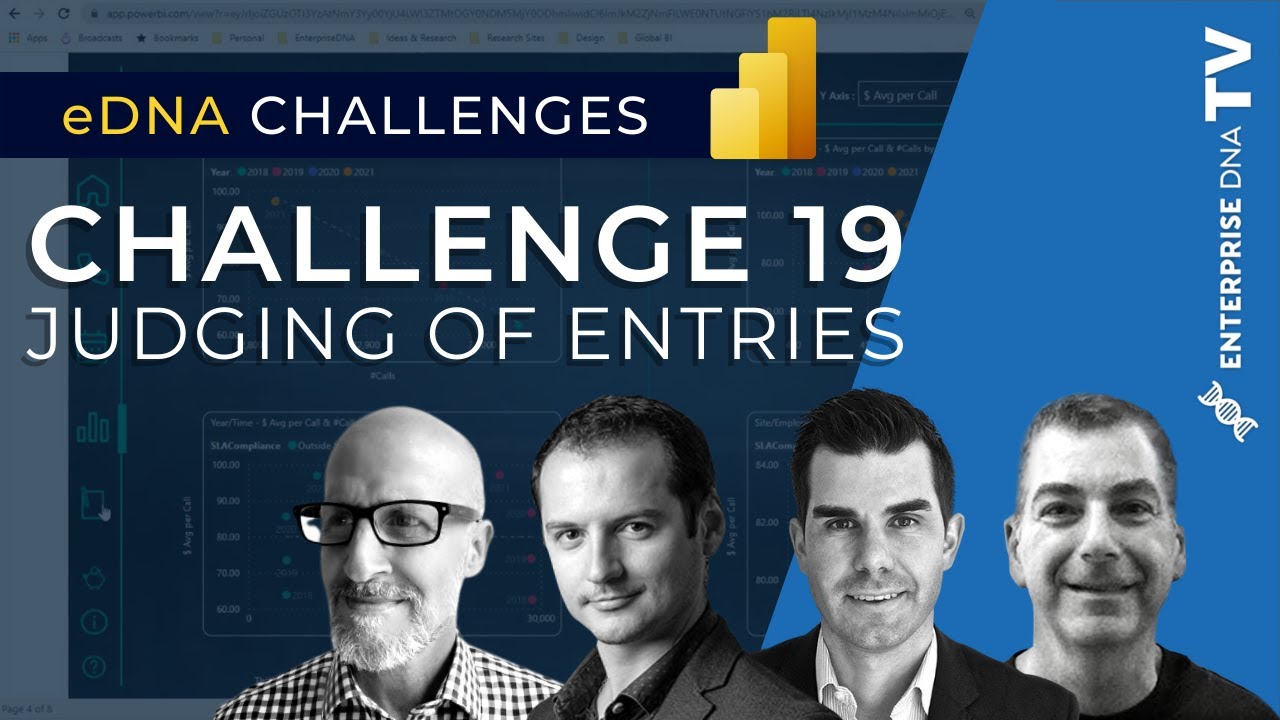 Enterprise DNA Challenge 19 Judging Of Entries - Winners Announcement
