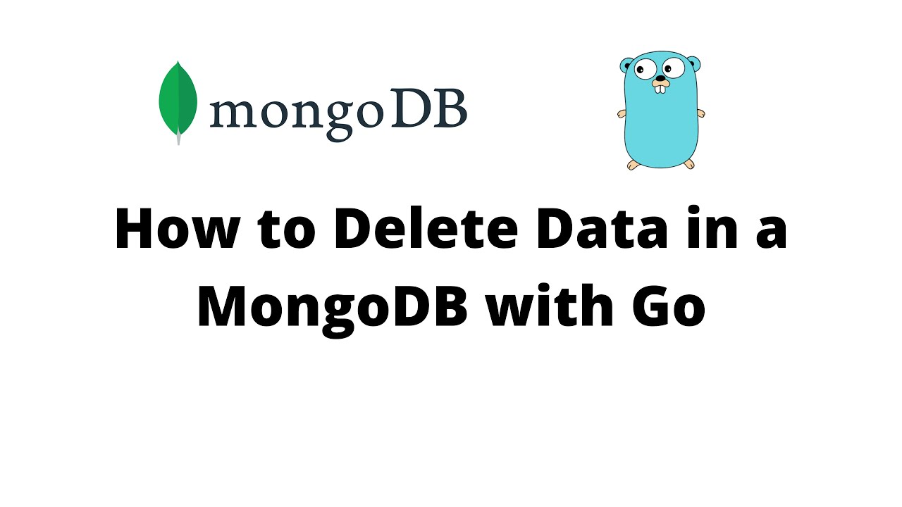 How to Delete Data from Mongo with Go