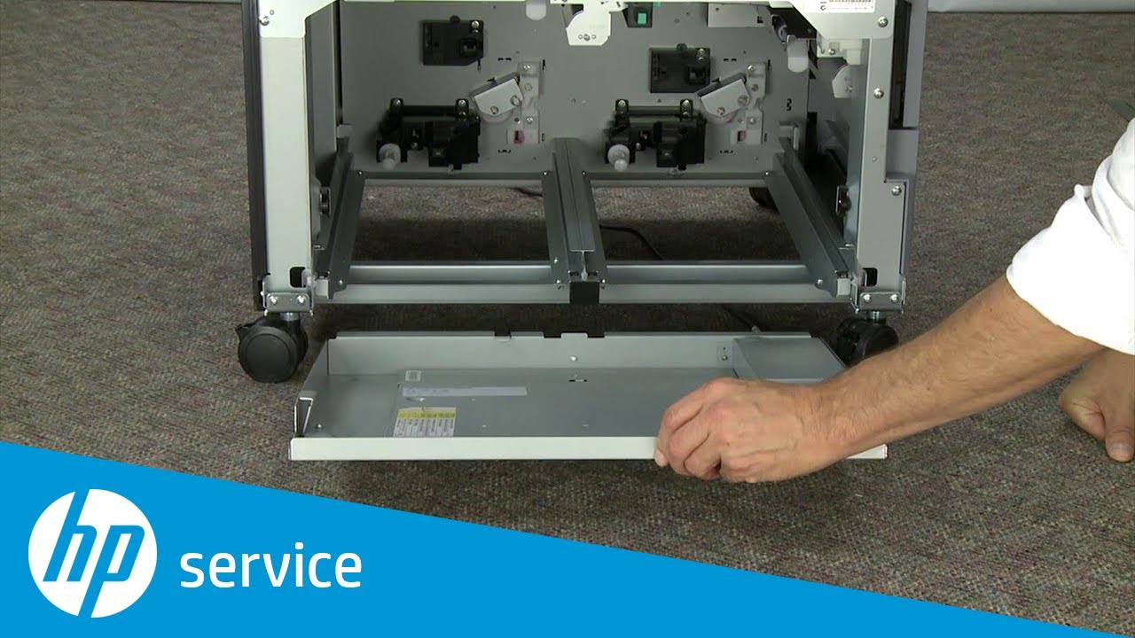 Install the High Capacity Input Tray Heater | HP LaserJet Enterprise Flow MFPs | HP Support