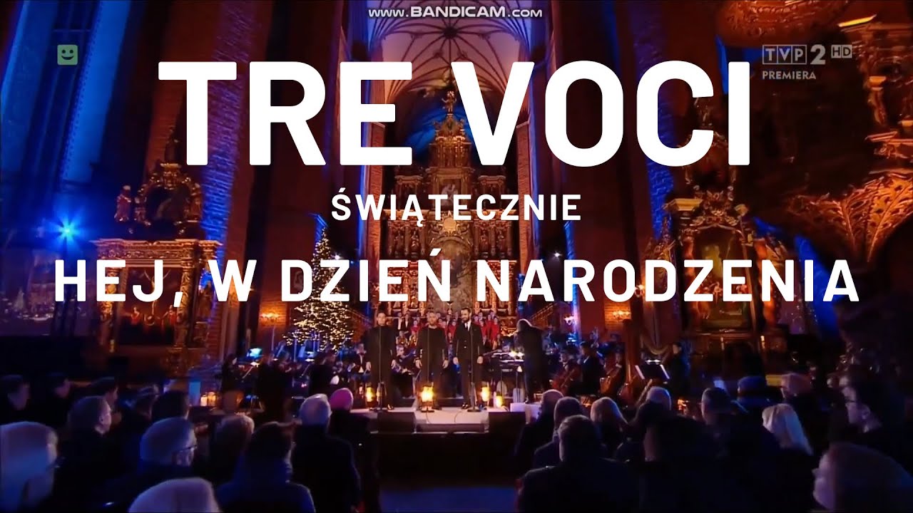 TRE VOCI Świątecznie | Hej, w Dzień Narodzenia (Pelplin 2018)