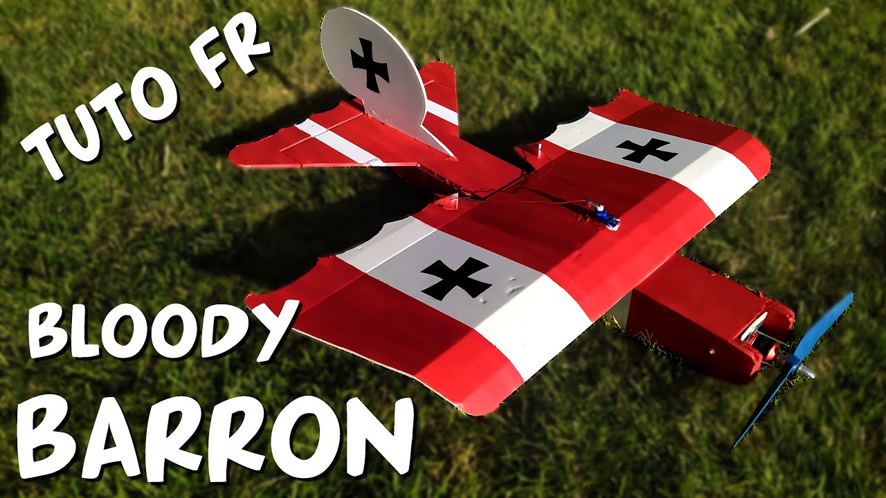 Comment Fabriquer un AVION TÉLÉCOMMANDÉ RC avec PLANS - TUTO