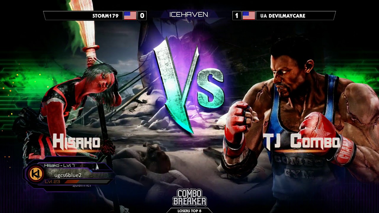 8 лучших финалов ▷ Combo Breaker 2018 — Killer Instinct — Storm179 (Хисако) против Devilmaycare (...