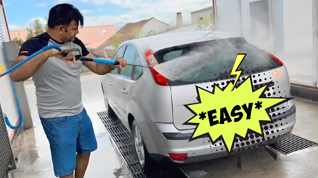 How to Wash your Car *EASILY* In Portugal Europe