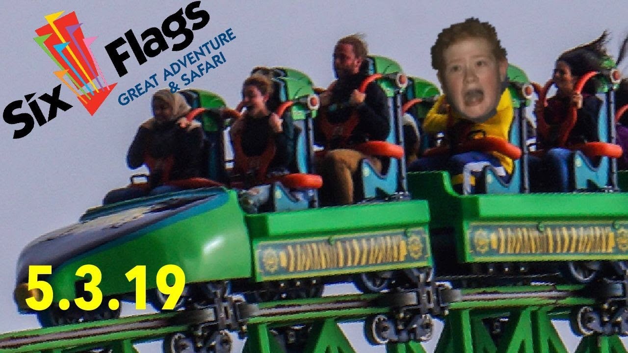 Six Flags GAdv Vlog - 5.4.19 - Jason's First Ever Ride on Kingda Ka! + Security Everywhere!