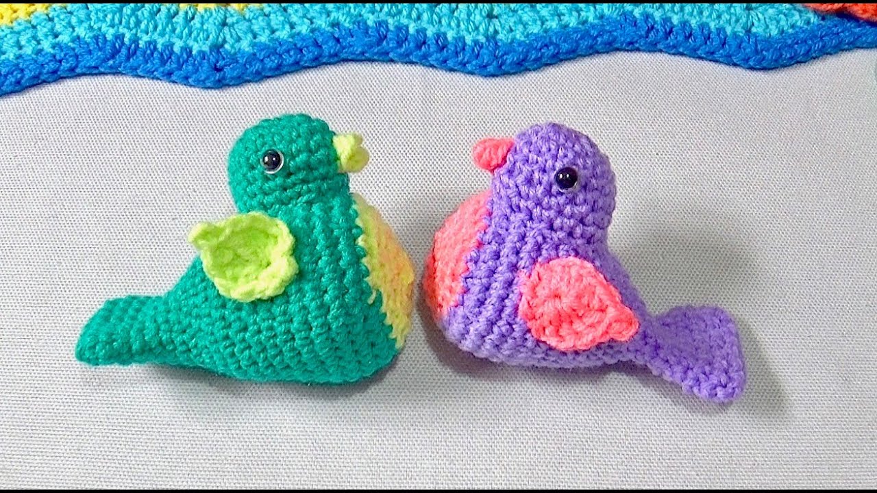 Pajaritos tejidos a crochet paso a paso