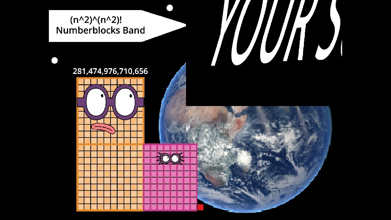 (n^2)^(n^2)! Numberblocks Band