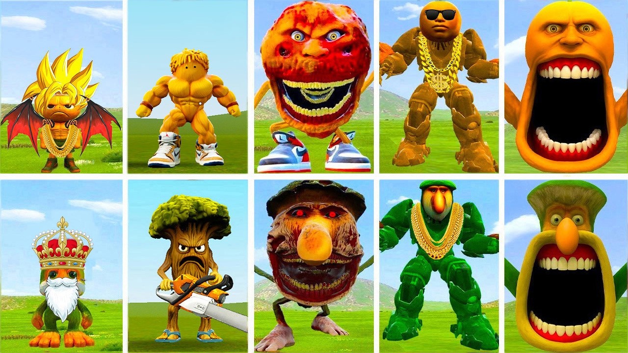 I DISCOVERED NEW EVOLUTIONS OF MONSTER KING ODINDINDUN VS MONSTER KING BRRBRR PATAPIM IN GARRY'S MOD