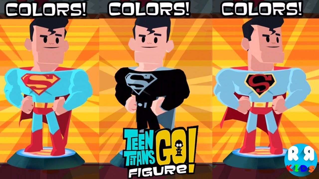 Unlock All Repaint Costume Superman Figs - Teen Titans GO Figure! Teeny Titans 2